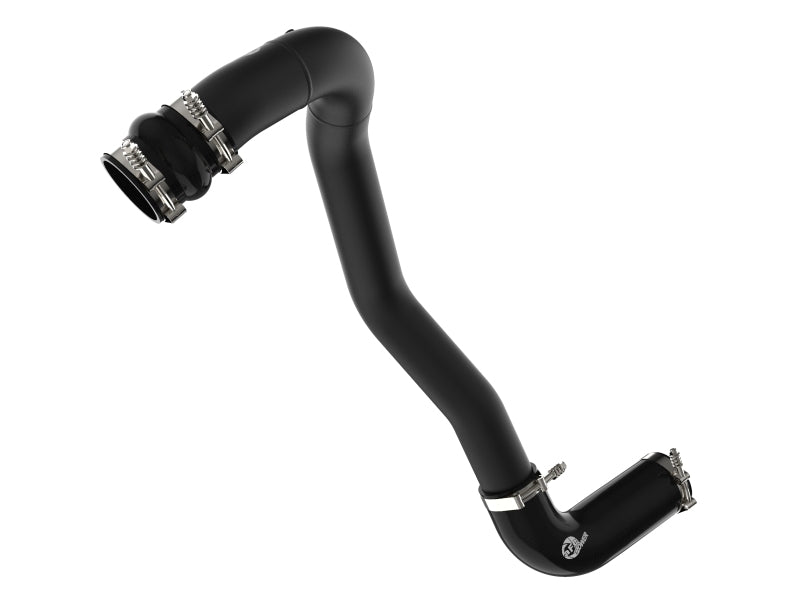 aFe BladeRunner 3-Inch Aluminum Hot Charge Pipe Black 46-20079-B for 2008-2010 Ford Super Duty 6.4L Power Stroke
