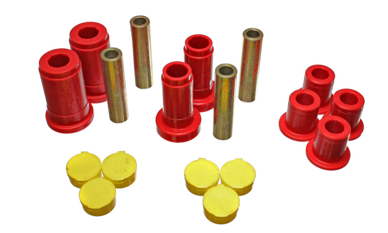 Energy Suspension - eng5.3137R - 2002-2005 Dodge Ram 1500 2WD Red Front Control Arm Bushing Set