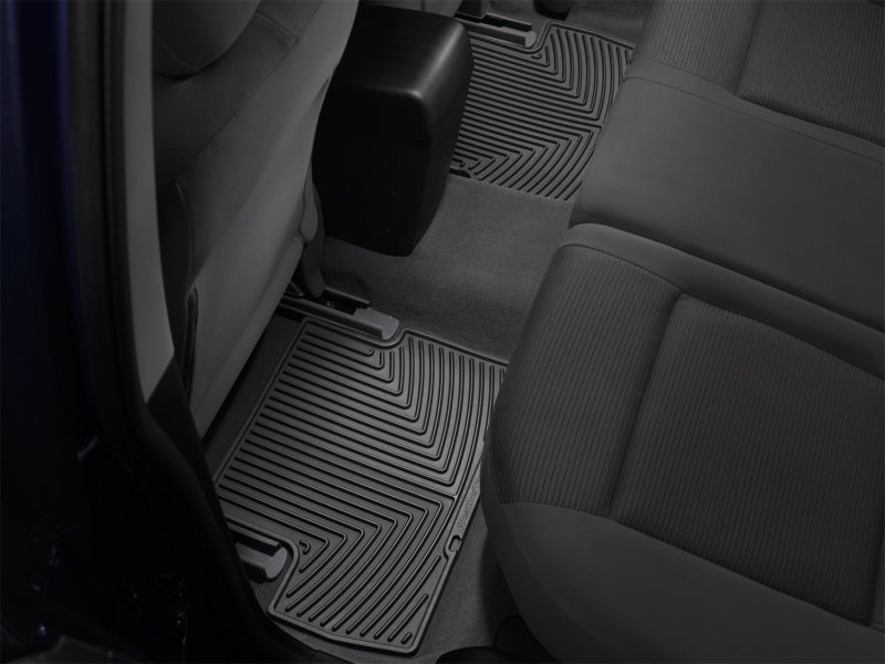WeatherTech 99-10 Ford F250/F350/F450/F550 Front and Rear Rubber Mats - Black