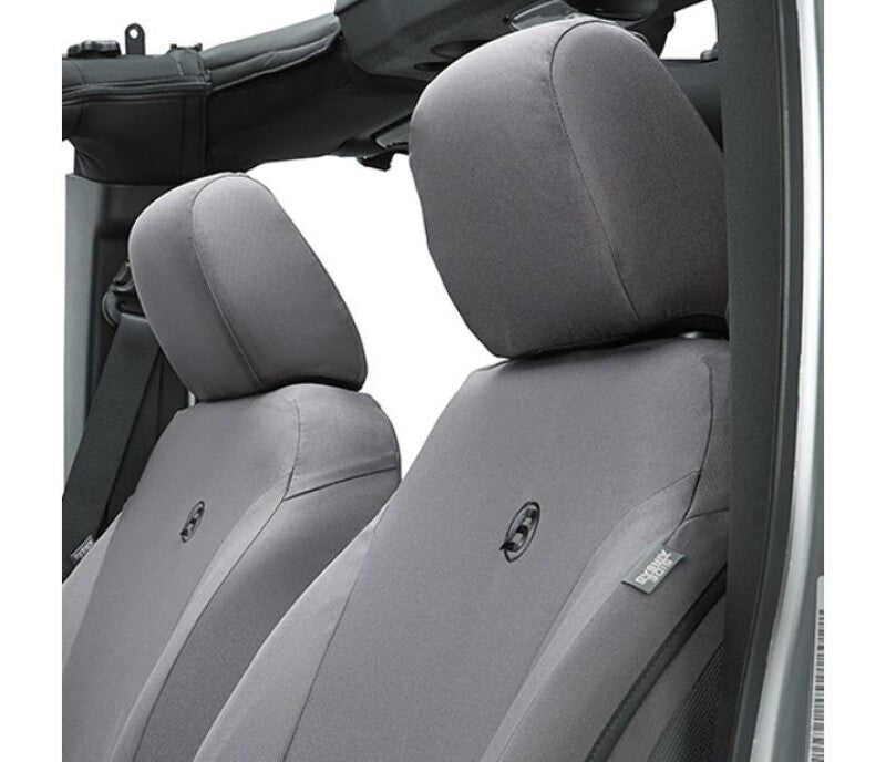 Bestop 13-18 Jeep Wrangler JK Front Seat Covers (Charcoal) | Durable and Custom Fit Protection