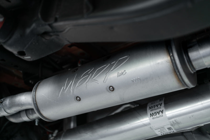 MBRP 19 Chevy Silverado 1500 6.2L 2.5in Catback Dual Rear Exit T304 SS