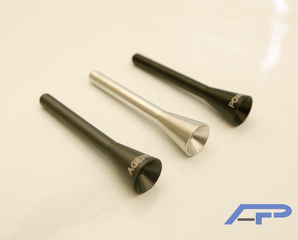 Agency Power Universal Billet Shorty Antenna, Black – Part Number agpAP-UNI-600BLK