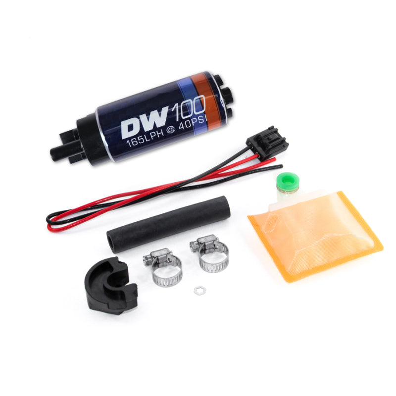 DeatschWerks DWK9-101-0766 DW100 165 LPH In-Tank Fuel Pump with Install Kit for 1989-1994 Nissan 240SX