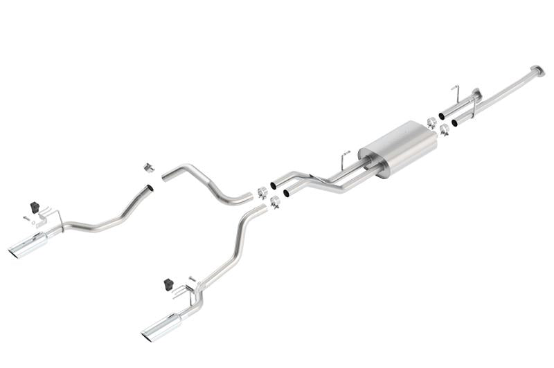 Borla 140638 Touring Cat-Back Exhaust for 2014-2021 Toyota Tundra 4.6L and 5.7L V8