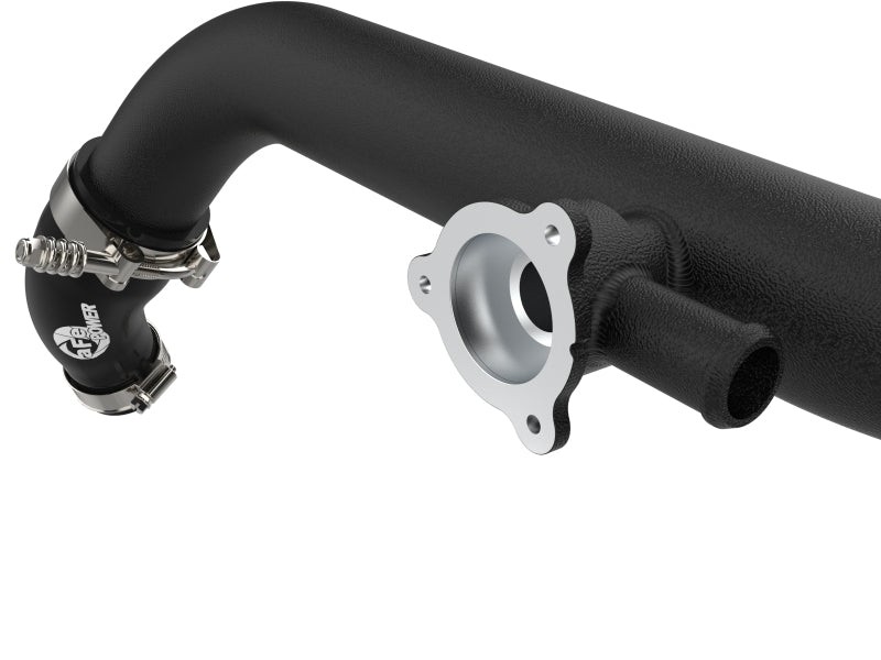 aFe POWER BladeRunner Hot Charge Pipe Kit, Part 46-20588-B, Black, 2021-2026 Ford Bronco 2.7L V6 Turbo