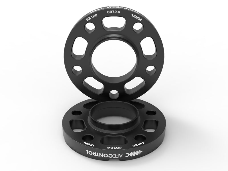 aFe CONTROL BMW Billet Aluminum Wheel Spacers, 5x120, 72.6mm Center Bore, 18mm