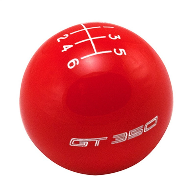 Ford Racing frpM-7213-M8SR Mustang GT350 6-Speed Shifter Knob - Gloss Red