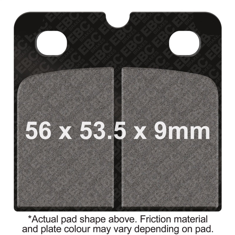 EBC Powersports FA18V Semi-Sintered Vee Front Brake Pads for BMW Motorcycles