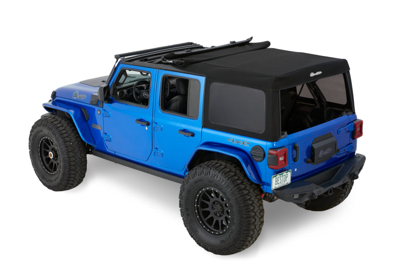 Bestop 18-26 Jeep Wrangler JL 4-Door Supertop in Premium Black Twill