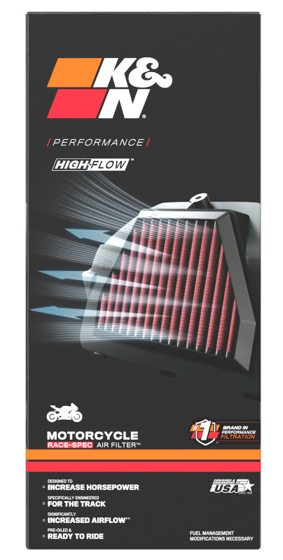 K&N Engineering SU-1017R Race-Specific Drop-In Air Filter for Suzuki GSX-R1000