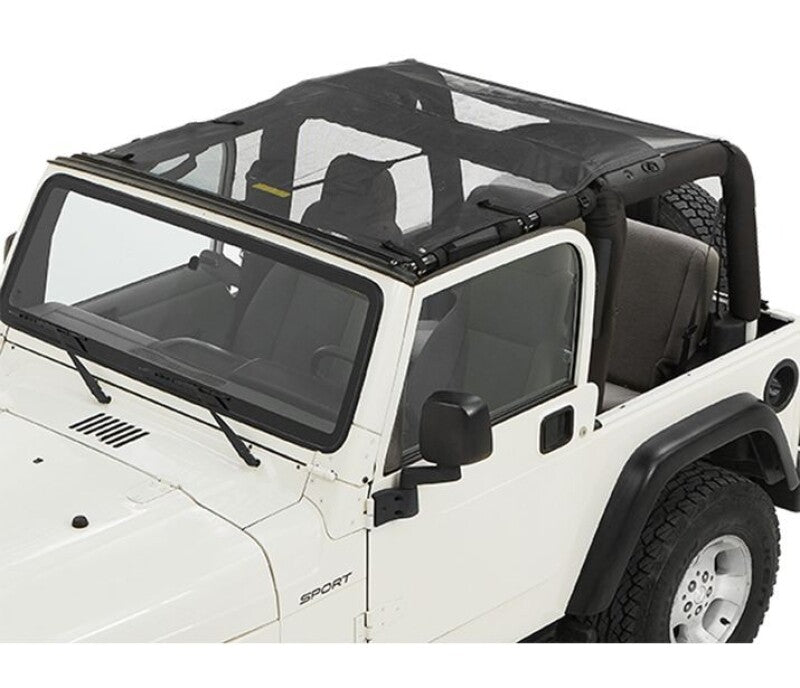 Bestop 97-06 Jeep Wrangler TJ Sun Safari Bikini (Mesh) - Convertible Sun Shade Cover
