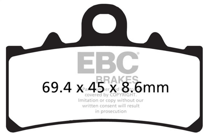 EBC Powersports FA606HH Double-H Sintered Front Brake Pads for 2021-2023 BMW CE04