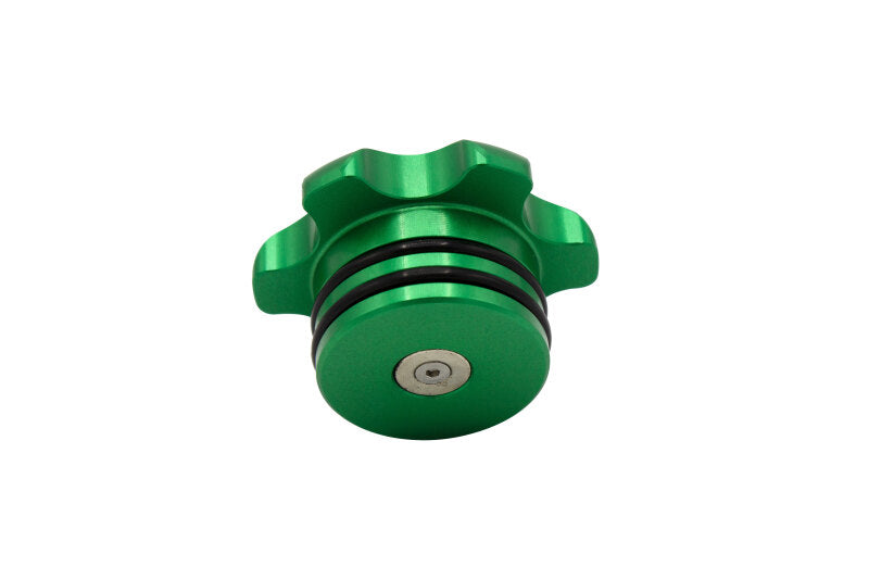Fleece Performance fpeFPE-FC-1316-GRN 13–18 Dodge Cummins Green Anodized Billet Fuel Cap