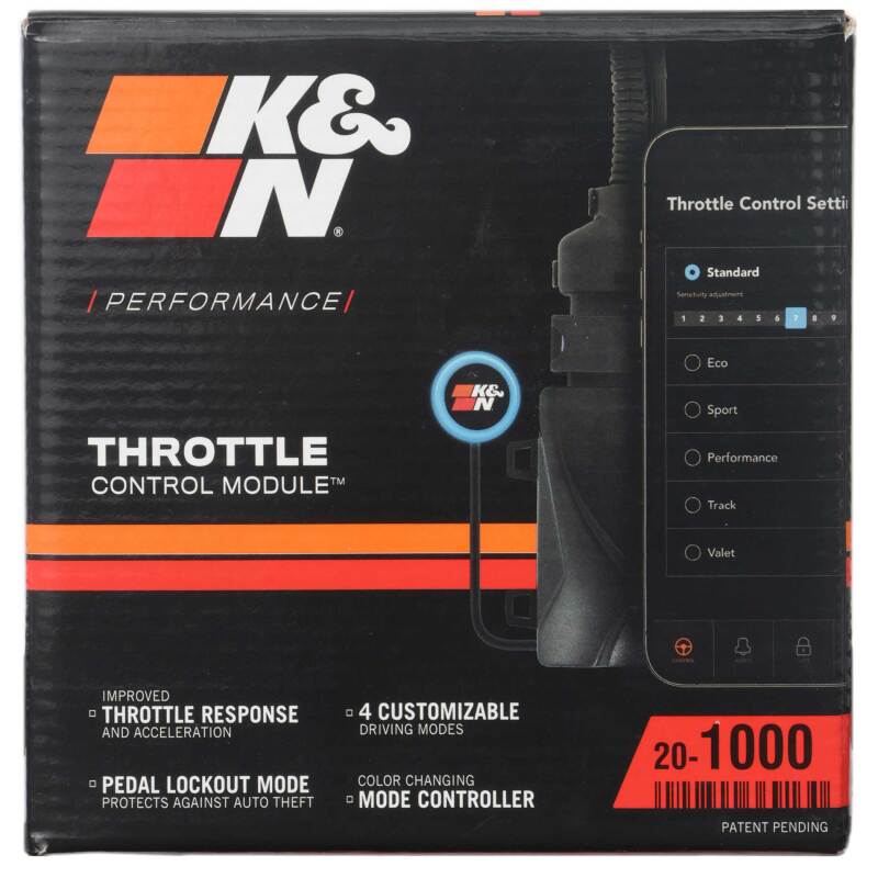 K&N Engineering KN-20-1000 Ford, GM and Dodge Throttle Control Module