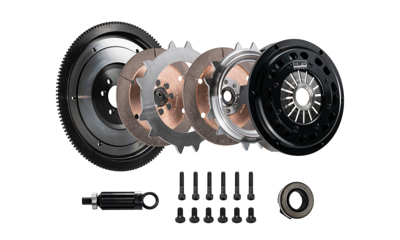 DKM Clutch 11-13 BMW 135i 215mm Ceramic Twin Disc MRX Clutch Kit w/Flywheel