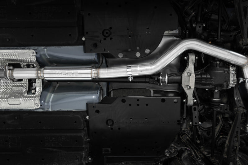 MBRP Armor Pro S48083CF 3-Inch Cat-Back Exhaust for 2022-2024 Subaru WRX with Quad Carbon Fiber Tips