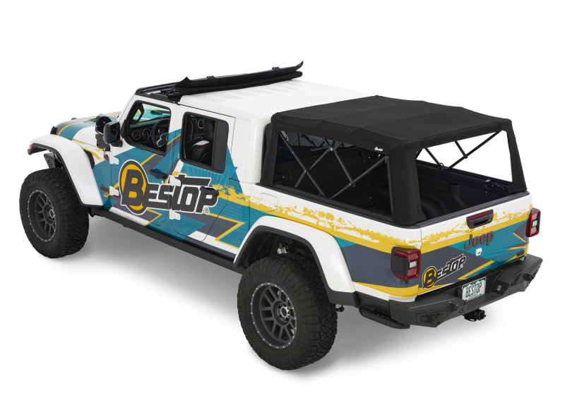 Bestop Supertop for Truck 2 - 2020-2026 Jeep Gladiator 5 ft Bed Black Diamond
