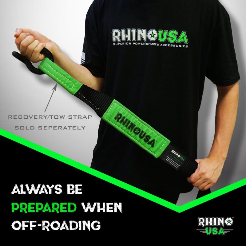Rhino USA RNO-SHACKSTRAP30 30-Foot Tow Strap and Shackles Combo