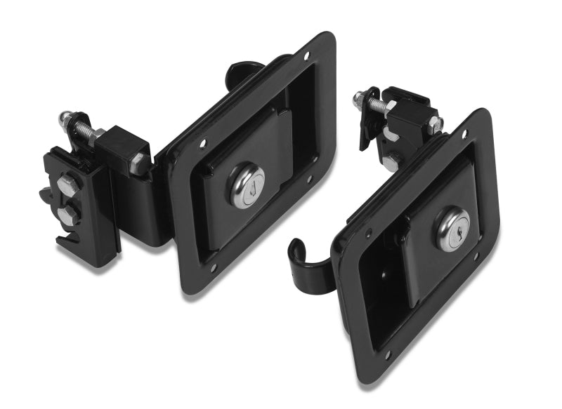 Bestop 87-95 Jeep Wrangler YJ Door Handle Latches (Black) – Set of Two with Hardware