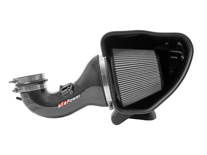 aFe Track Series Carbon Fiber Cold Air Intake with Pro DRY S Filter for 2017-2024 Chevrolet Camaro ZL1 6.2L V8 - AFE57-10018D
