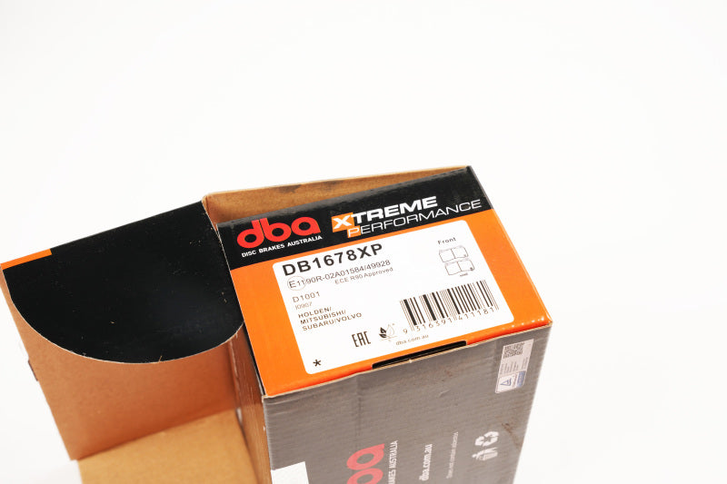 DBA dbaDB1678XP Xtreme Performance Front Brake Pads for Mitsubishi Lancer and Ford Mustang
