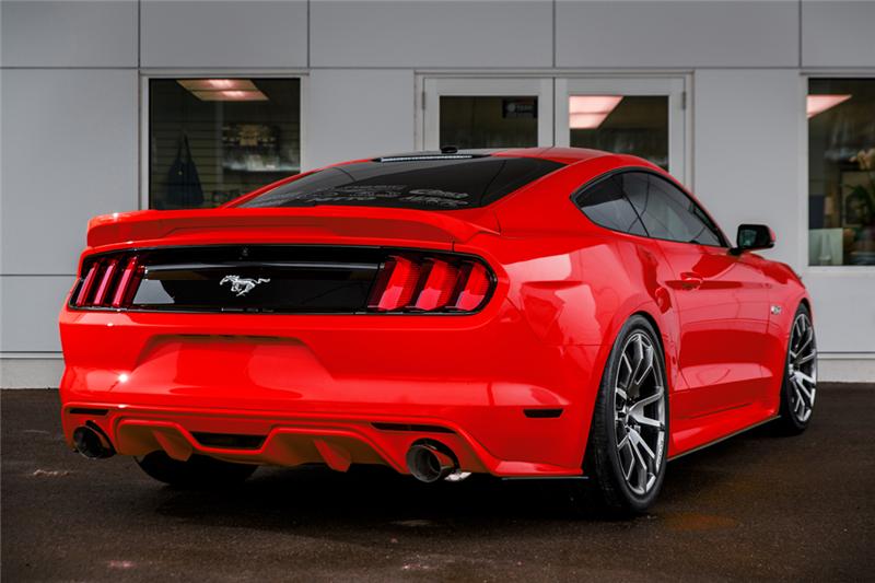 MBRP Armor Lite Cat-Back Exhaust System for 2015-2019 Ford Mustang EcoBoost 2.3L, 3-Inch Dual Split Rear Exit