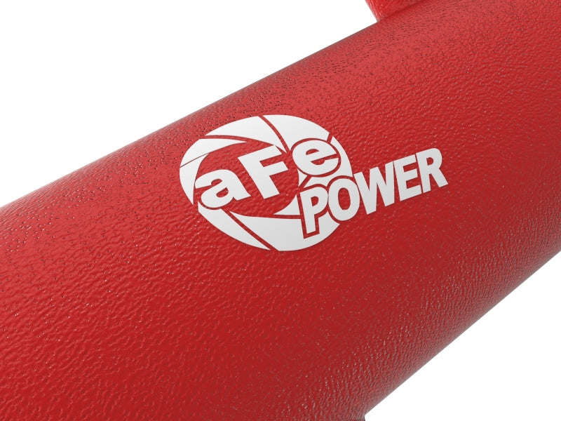 aFe BladeRunner 2-3/4-Inch Red Aluminum Hot Charge Pipe for 2021-2024 Toyota GR Supra A90 2.0L Turbo, Part 46-20488-R
