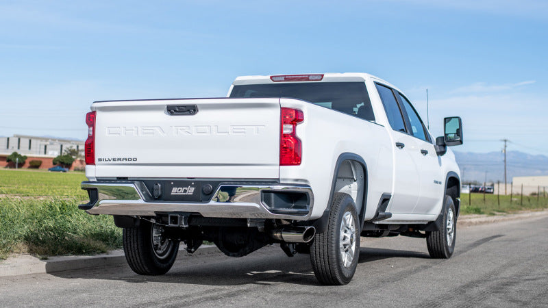 Borla 140833 S-Type Cat-Back Exhaust System for 2020–2026 Chevrolet Silverado and GMC Sierra 2500/3500 6.6L Gas