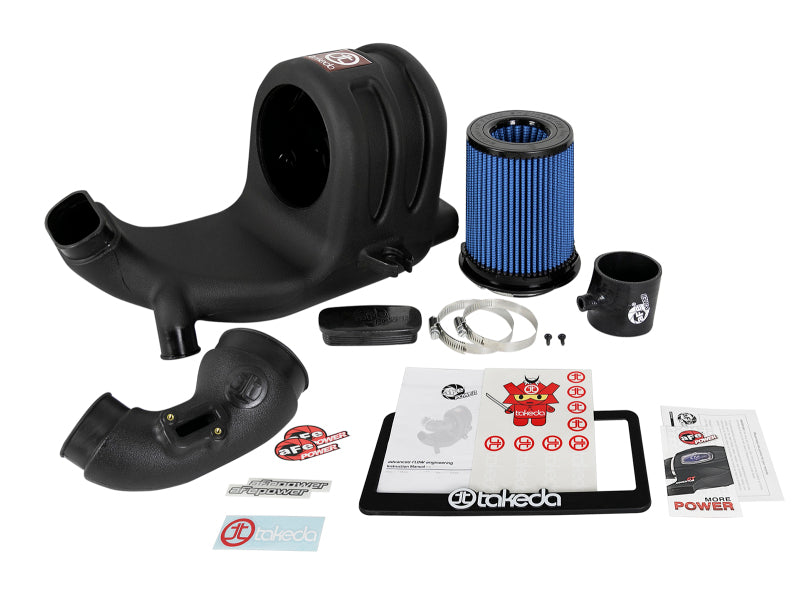 aFe Takeda Momentum Pro 5R Cold Air Intake System for 2015–2018 Honda Fit 1.5L, Part Number 56-70001R