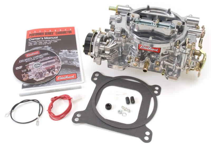 Edelbrock - ede1403 - Performer Series 500 CFM 4-Barrel Electric Choke Carburetor