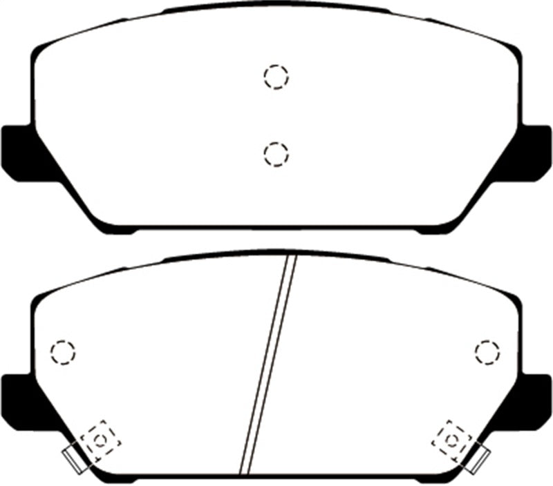 EBC 19+ Hyundai Veloster Turbo N (2nd Gen) 2.0L Ultimax Front Brake Pads