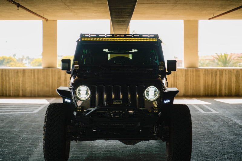 DV8 Offroad LBJL-10 50-Inch LED Light Bar Mount for 2018-2025 Jeep Wrangler JL JLU and Gladiator JT