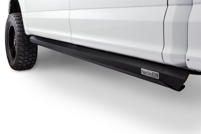 AMP Research PowerStep XL Electric Running Boards, Part Number 77148-01A, for 2013–2017 Ram 2500/3500 Mega Cab