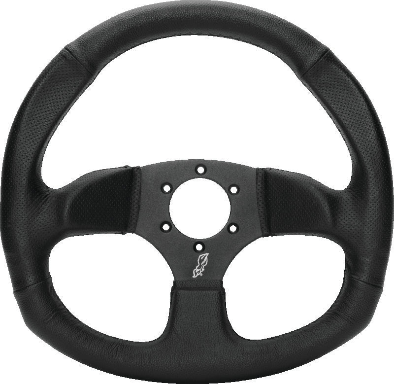 DragonFire Racing DFR522162 Iron Series D-Shaped Vinyl Steering Wheel