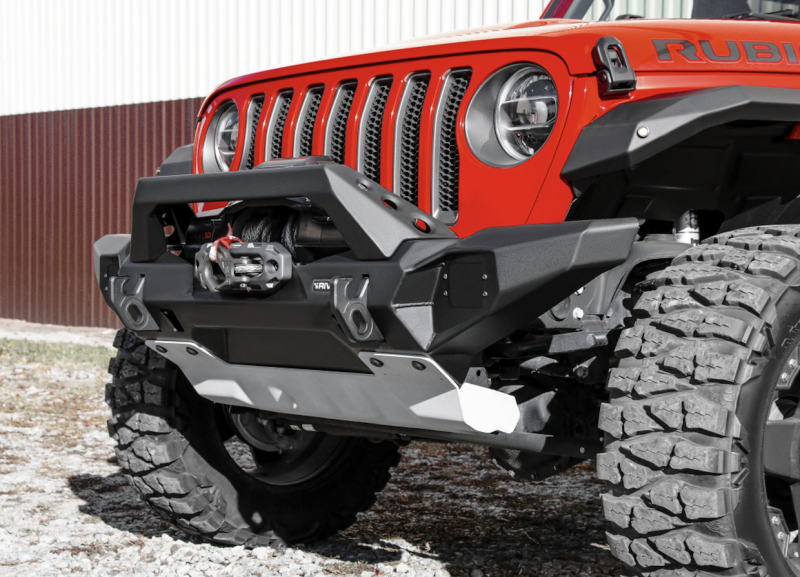 Rival 4x4 Front Full-Width Aluminum Bumper for Jeep Wrangler JL and Gladiator (Part RLL2D.2701.3-NL)