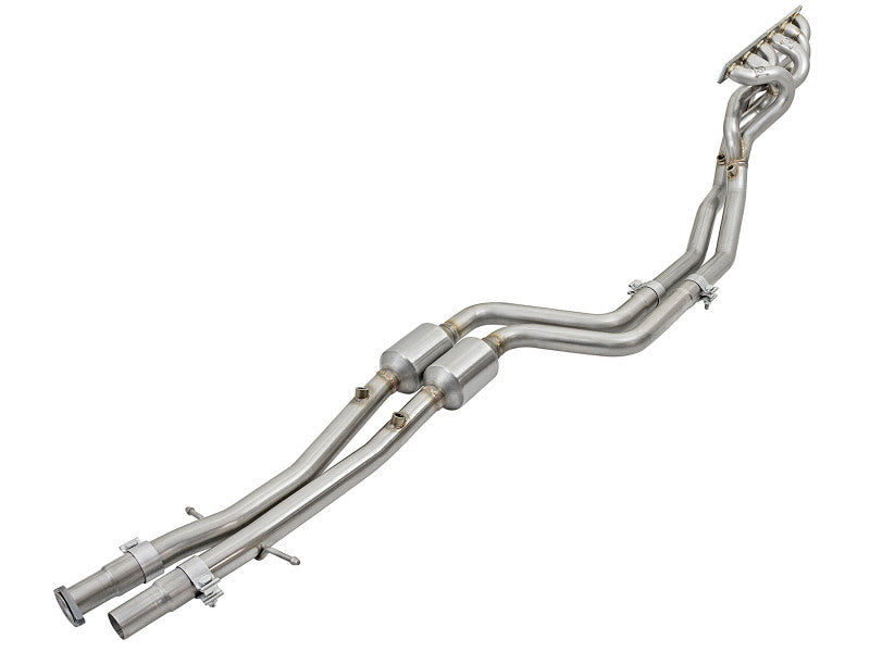aFe Twisted Steel Long Tube Headers and Catted Mid-Pipe for 1996-1999 BMW M3 3.2L S52