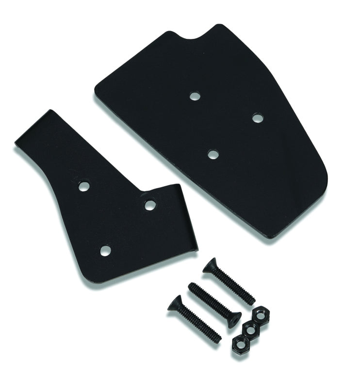 Bestop 76-86 Jeep CJ7 & Wrangler YJ/TJ Door Mirror Brackets (Black, Factory Soft Top) - Part Number BES51258-01