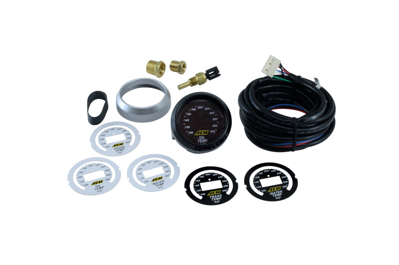AEM 30-4402 52mm Digital Oil, Transmission and Water Temperature Gauge