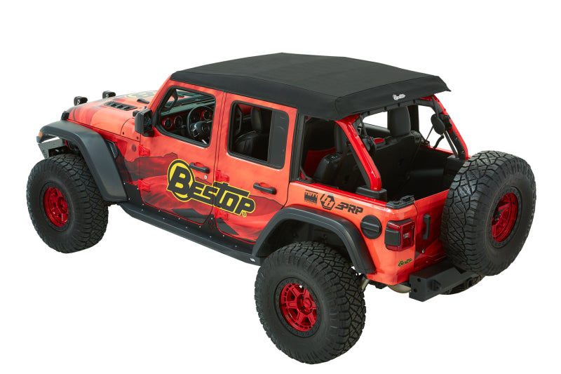 Bestop Trektop Ultra for Jeep Wrangler JL 4-Door – Premium Black Twill
