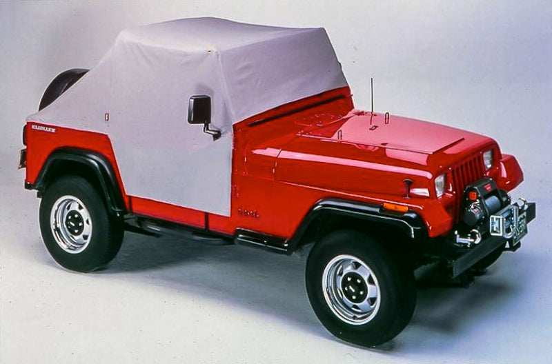 Bestop All Weather Trail Cover for Jeep CJ7 (1976-1986) and Wrangler YJ (1987-1991) – Charcoal / Gray