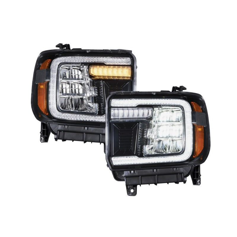 FORM Lighting 2014-2019 GMC Sierra LED Reflector Headlights Pair - Modern Styling & Advanced Features