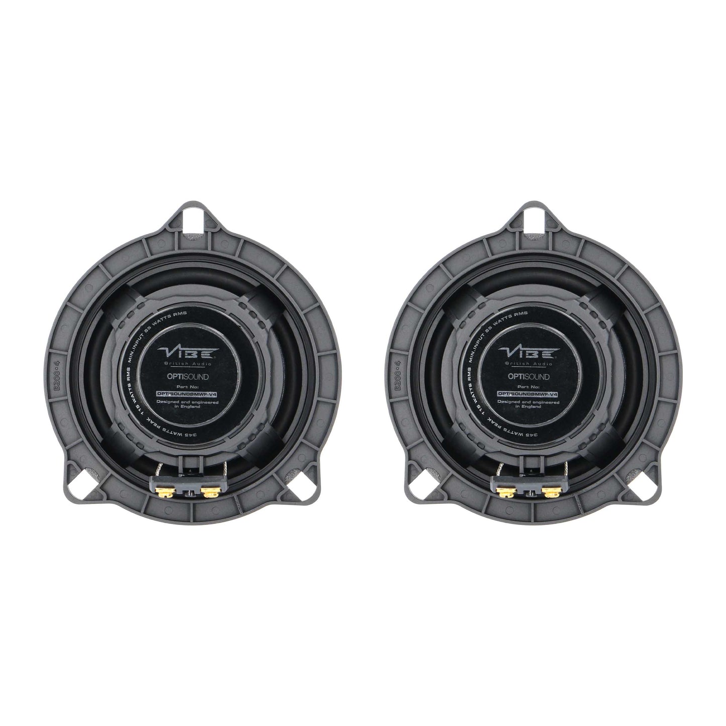 Vibe by Metra Electronics 4" Plug-N-Play Front Door Speaker Set Fits Select BMW - View 2