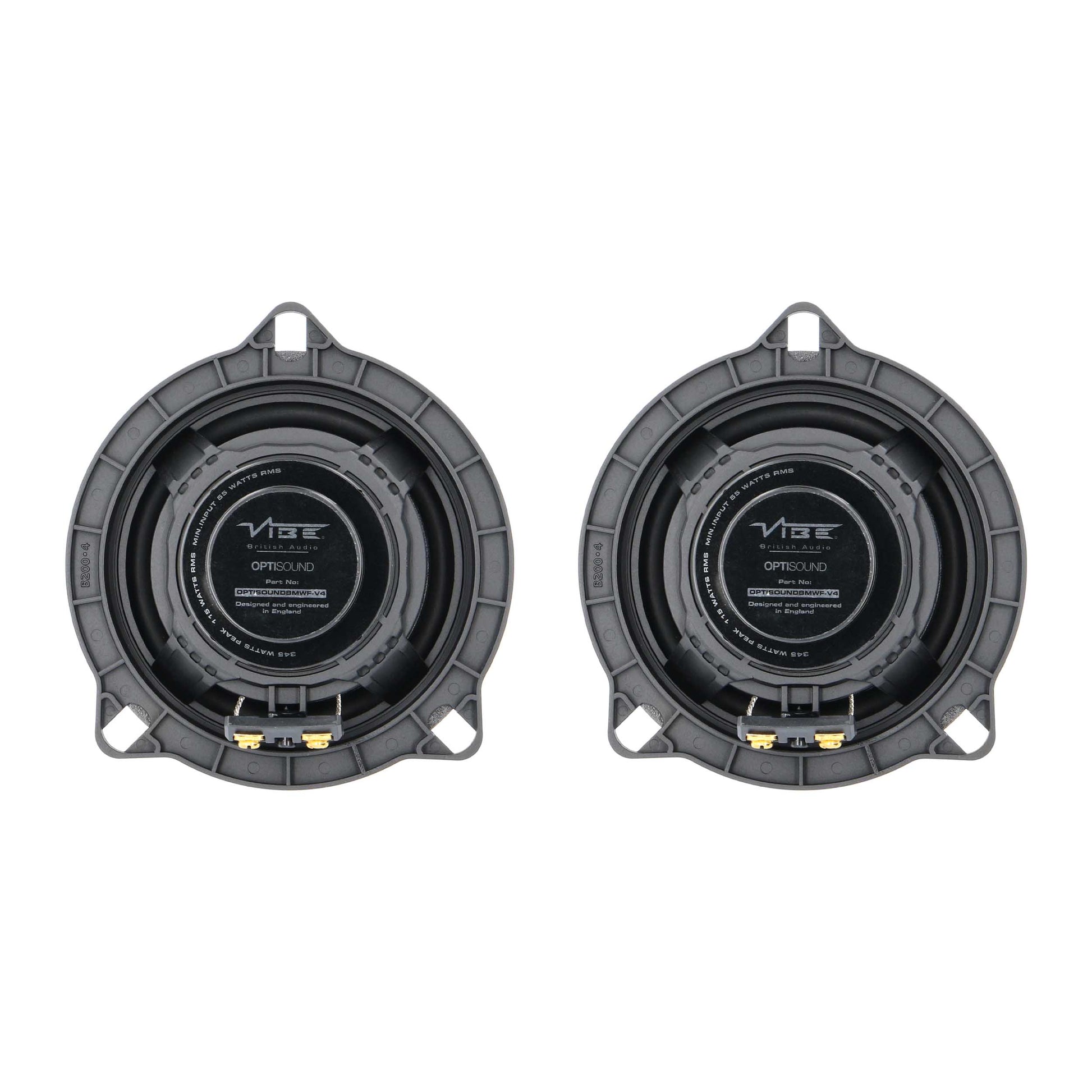 Vibe by Metra Electronics 4" Plug-N-Play Front Door Speaker Set Fits Select BMW - View 2
