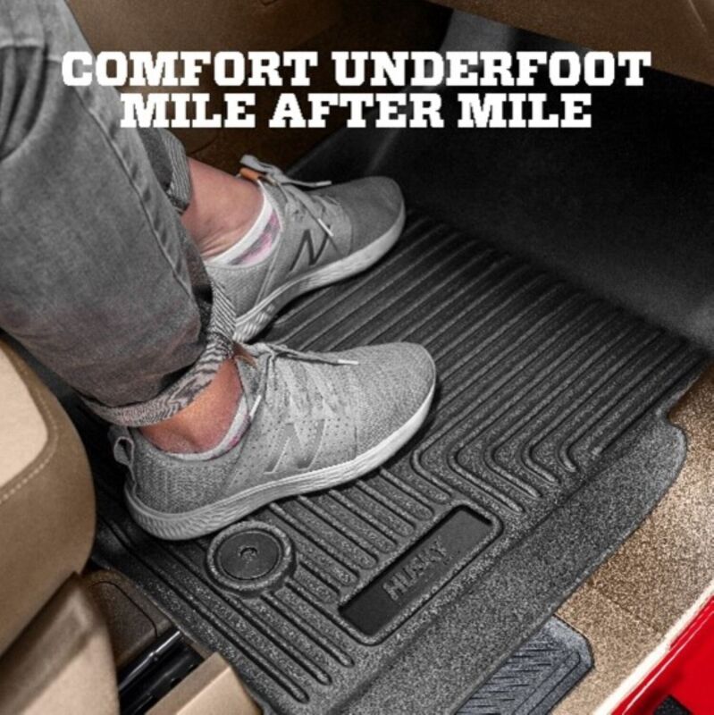 Husky Liners 25-26 Ford Expedition Weatherbeater Front & Second Seat Floor Liners – 3 Piece, Black