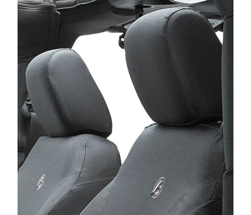 Bestop 07-12 Jeep Wrangler JK Front Seat Covers in Black Diamond