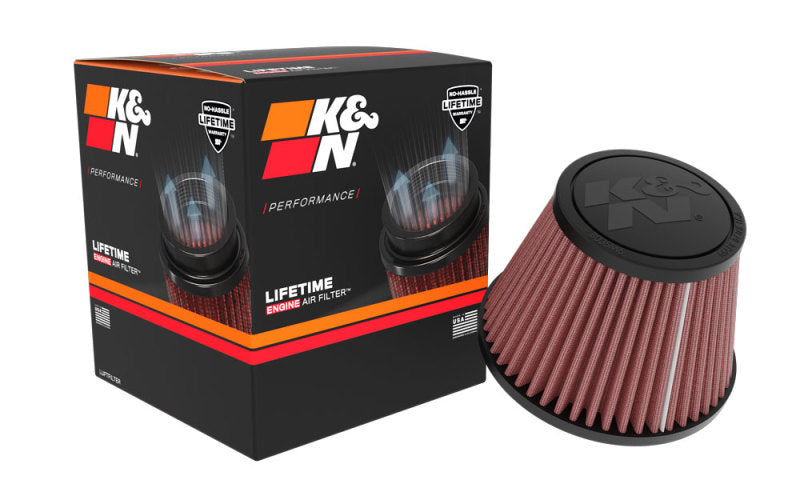 K&N Engineering RU-9920 Universal Clamp-On Air Filter with Vent