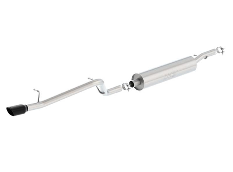 Borla S-Type Cat-Back Exhaust System, Part Number 140479BC, for 2012-2018 Jeep Wrangler JKU 3.6L V6