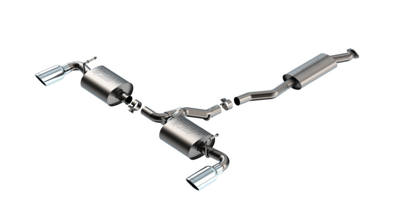 Borla 141009 S-Type Cat-Back Exhaust for 2019-2025 Toyota RAV4 AWD 2.5L, Excluding Hybrid