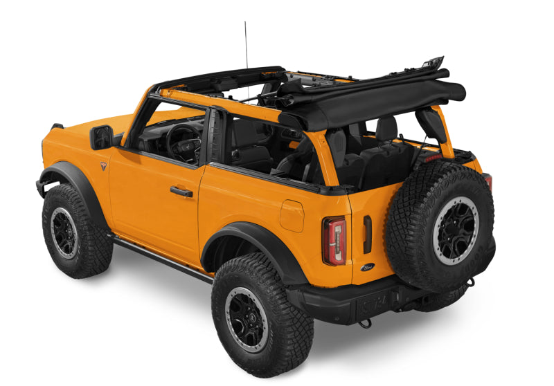 Bestop Trektop Soft Top for 2021-2026 Ford Bronco 2-Door – Black Diamond