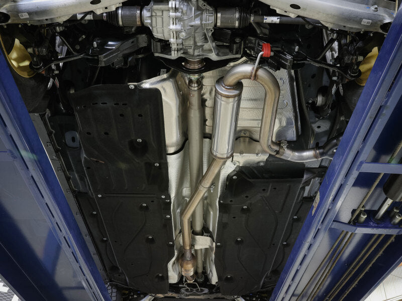 aFe Rebel Series Cat-Back Exhaust System with Black Tip, Part Number 49-33144-B, for Ford Maverick 2.0L AWD